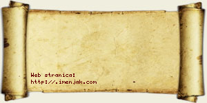 Negovanka Stojaković vizit kartica